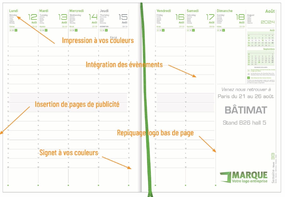 impression calendrier montpellier