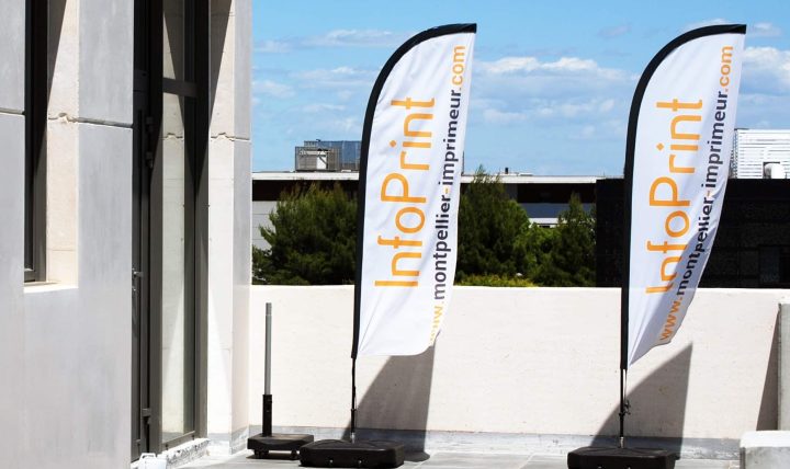Impression fly banner à Montpellier
