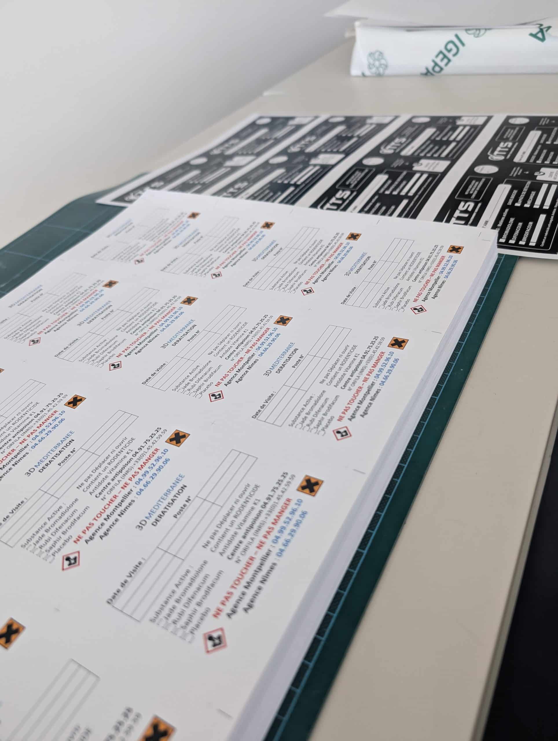 impression etiquettes adhesives montpellier