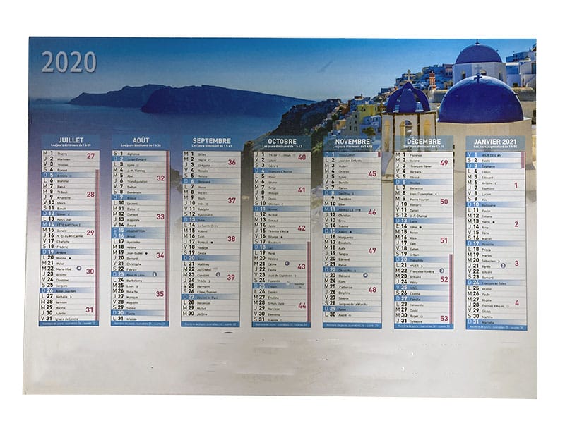 impression calendriers contrecolles a montpellier