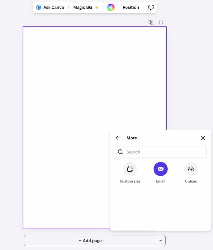 realiser affiche elections municipales avec canva